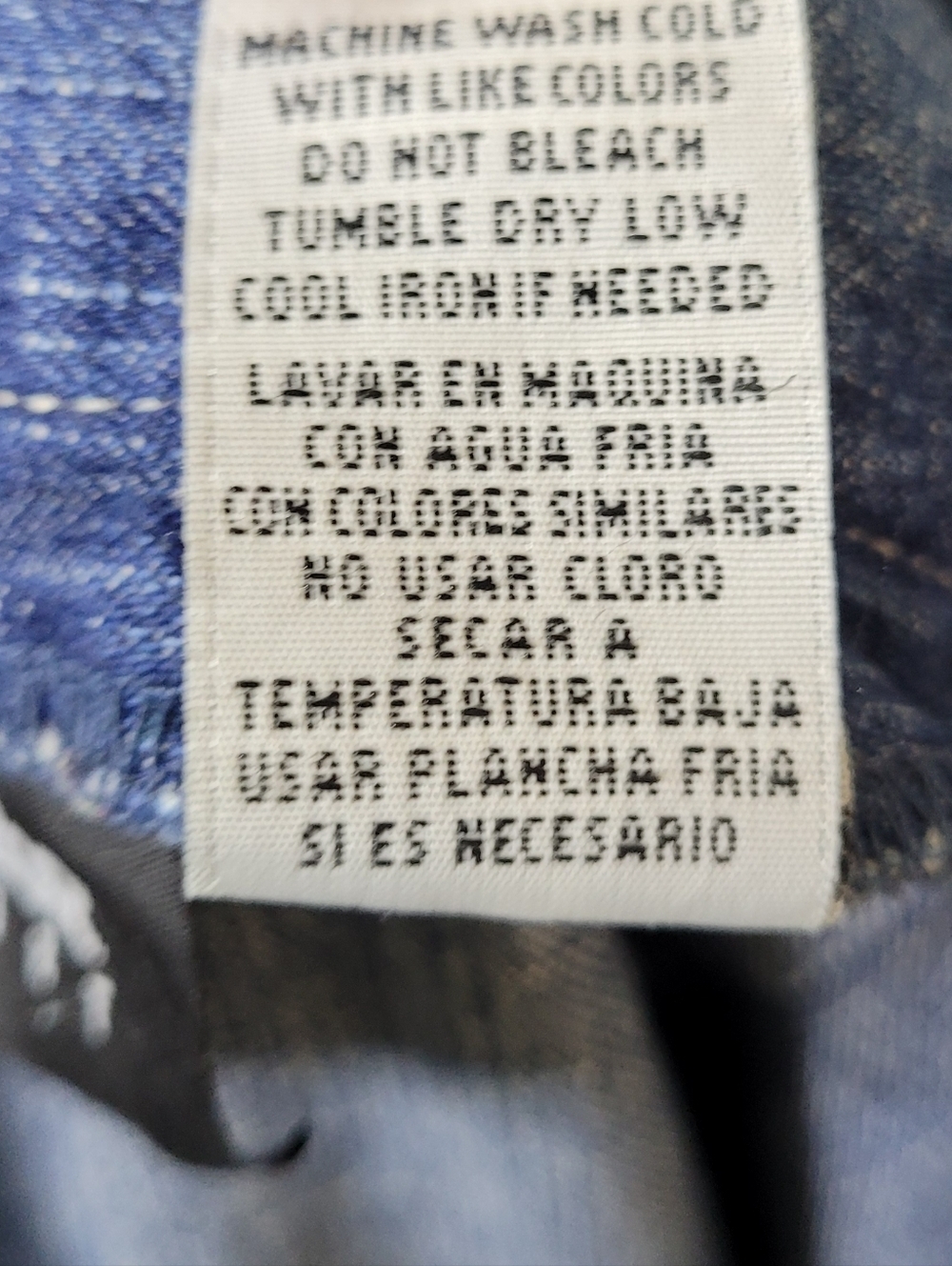 Vintage Sag Harbor Jean Skirt Size 14 - Picture 6 of 6